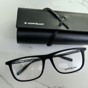 MontBlanc eyeglasses frame MB0012O shiny black